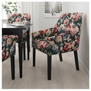 New in Package IKEA SAKARIAS Chair Cover LINGBO Multicolor Dark Floral